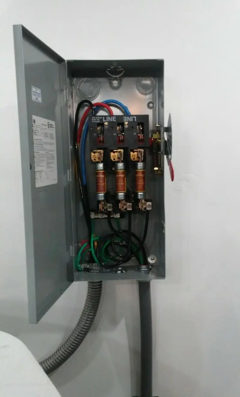 Three-phase disconnect switch installed for Electrical Wiring & Rewiring in Flushing